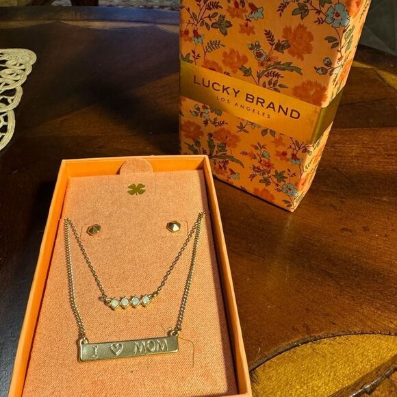 Lucky Brand Gold Double-Strand Necklace Set - Picture 2 of 5